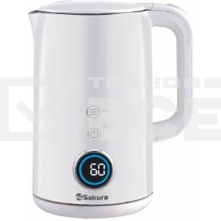 Чайник электрический Sakura SA-2185DW Premium (1.7) дисплей, бел д