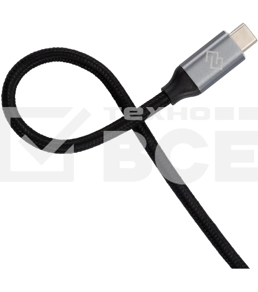 Кабель Digma D-Type-C-USB3.2-3m D-TYPE-C-USB3.2-100W-4K-3M 3м черный