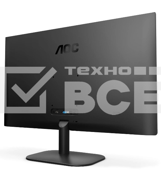 Монитор 27' AOC 27B2DM, VA 1920x1080, 75 Гц, 4 мс, 16:9, 250 кд/м², 1xHDMI, 1xDVI-D, 1xVGA, 1x3.5 мм, черный
