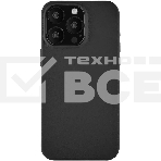 Чехол (клип-кейс) uBear для Apple iPhone 15 Pro Max Capital Case with MagSafe черный (CS307BL67PCP-I23M), фото 1