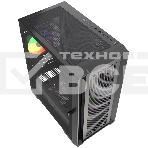 Корпус PowerCase ByteFlow Micro Black LE, Micro-Tower, чёрный, фото4