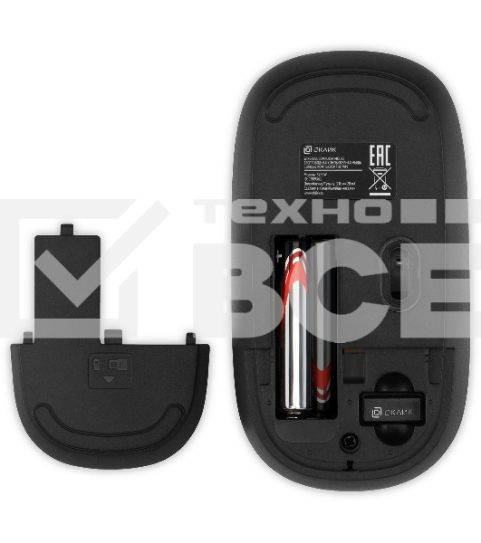 Клавиатура + мышь Оклик S255W клав:черный мышь:черный USB беспроводная Multimedia (1909361)