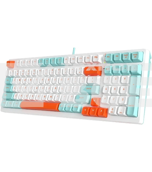 Клавиатура A4Tech Fstyler FS300 (FS300 PANDA SNORKLENING) проводная, USB, белый