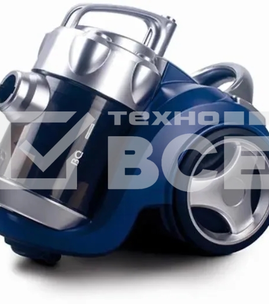 Пылесос BQ VC2024MC синий/серый, 450/2000 Вт, уборка сухая, пылесборник контейнер 3 л
