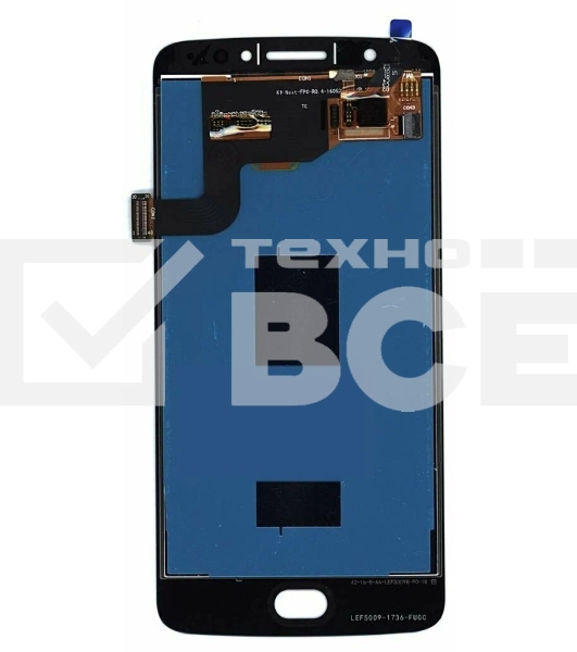 Дисплей для Motorola E4, черный