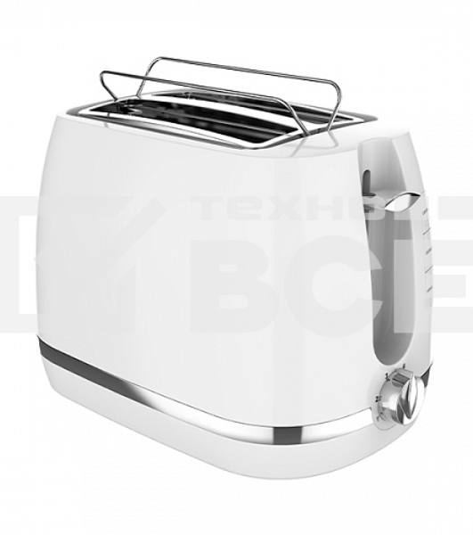 Тостер BQ T1711, 900Вт, белый