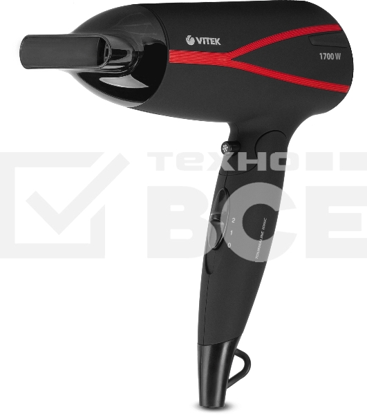 Фен Vitek VT-2328 1700Вт черный