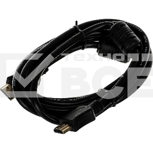Кабель соединительный аудио-видео Premier 5-813 HDMI (m)/HDMI (m) 2м. феррит.кольца черный (5-813 2.0)