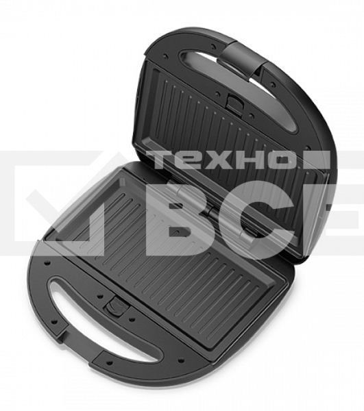 Прибор для выпечки BQ ST2001 черный, 4 in 1. MultiChef, 800 Вт, многофункциональный прибор 4 в 1, 4 пары панелей в комплекте: гриль, венские вафли, сэндвич, орешки, антипригарное покрытие панелей Non-Stick PRO, равномерный нагрев, вертикальное хранение, о