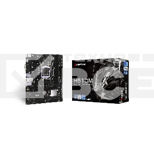 Материнская плата Biostar H510MHP 4.0, LGA 1200, Intel H470, 2xDDR4, 4xSATA, 1xM.2, 1xPCI-E 3.0 x16, 1xPCI-E x1, 1xHDMI, 1xVGA, 1x 1Gb LAN, 2xUSB-A 3.2 Gen 1, 2xUSB-A 2.0, 3x3.5 мм, 7.1, Micro-ATX