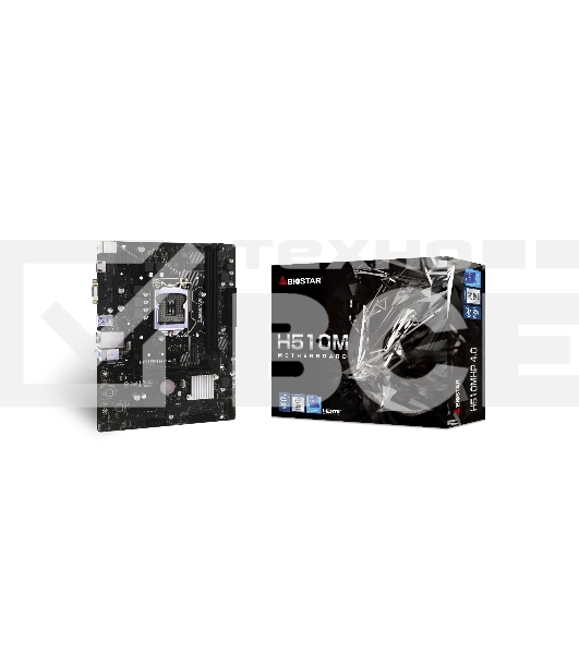 Материнская плата Biostar H510MHP 4.0, LGA 1200, Intel H470, 2xDDR4, 4xSATA, 1xM.2, 1xPCI-E 3.0 x16, 1xPCI-E x1, 1xHDMI, 1xVGA, 1x 1Gb LAN, 2xUSB-A 3.2 Gen 1, 2xUSB-A 2.0, 3x3.5 мм, 7.1, Micro-ATX