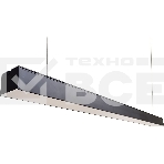 Светильник светодиодный Feron AL4035 ДПО-48вт 4000К 5760Лм линейный рассеиватель матовый в алюминиевом корпусе черный, фото3