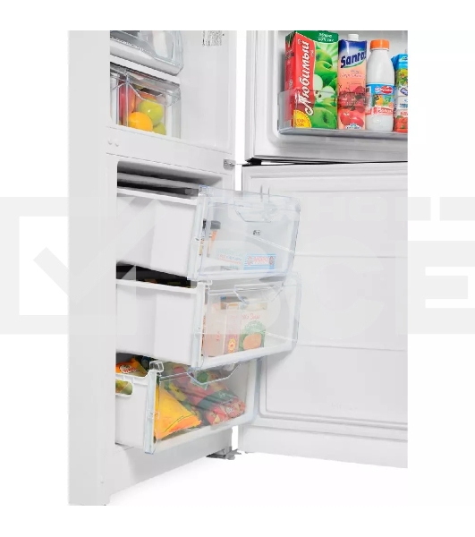Холодильник Indesit DS 3200 W белый двухкамерный 252/87л морозилка снизу