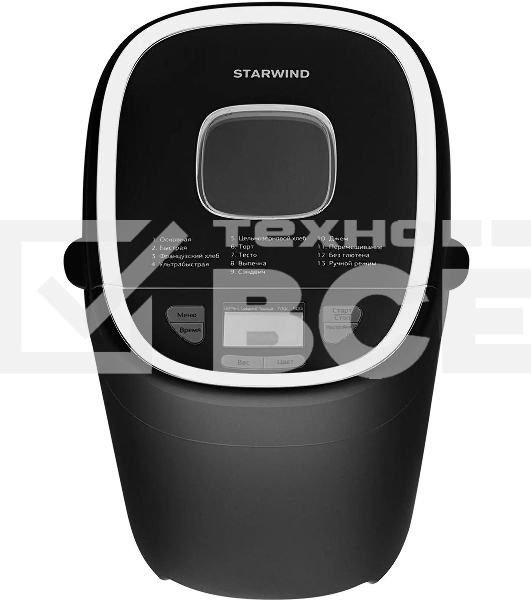Хлебопечь Starwind SBMP0921 550Вт черный