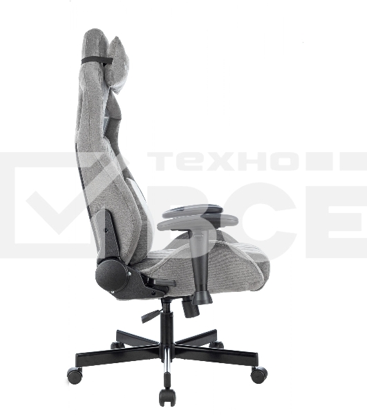 Кресло игровое Knight Outrider серый Light-19 крестов. металл