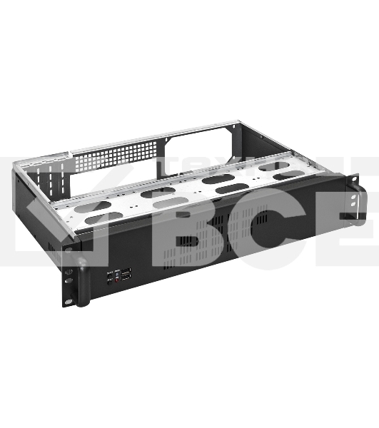 Корпус Procase 2U300-04 (2U Rack server case, черный, без блока питания(PS/2), глубина 300мм, MB 9.6'x9.6' 4HDD)