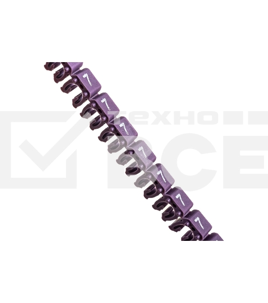 Маркер для кабеля ДКС MKF7S2 1.5-2.5мм символ '7' (уп. 200 шт)