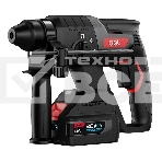 Перфоратор аккумуляторный Deli DE-DC20-2D4 (2 АКБ*4А·ч + ЗУ, 20V, SDS PLUS, 2Дж, 4750уд/мин, 1350об/мин, кейс), фото 1