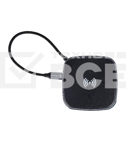 Многофункциональная док-станция Intrend ITACS-9W Type-C с беспроводной зарядкой 3 встроенных высокоскоростных USB 3.0, встроенный высокоскоростной TF и SD карт ридер, разъем RJ-45 для подключения к локальной сети HDMI 4K/30Hz, 60W Power Delivery порт,