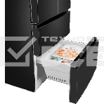 Холодильник Maunfeld MFF180NFBE01 черный трехкамерный 224/113л морозилка снизу, No Frost, фото10