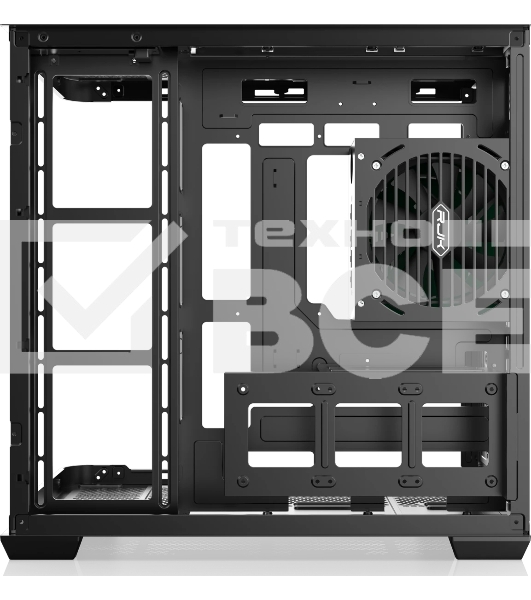 Компьютерный корпус без блока питания Case Raijintek ATREUS BT4, Midi-Tower, TG, 4x120мм ARGB, 2xUSB-A 3.0 + 1xUSB Type-C, E-ATX, ATX, mATX, mITX черный