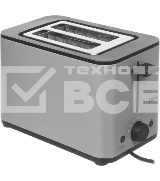 Тостер Haier HT-601 900Вт серебристый