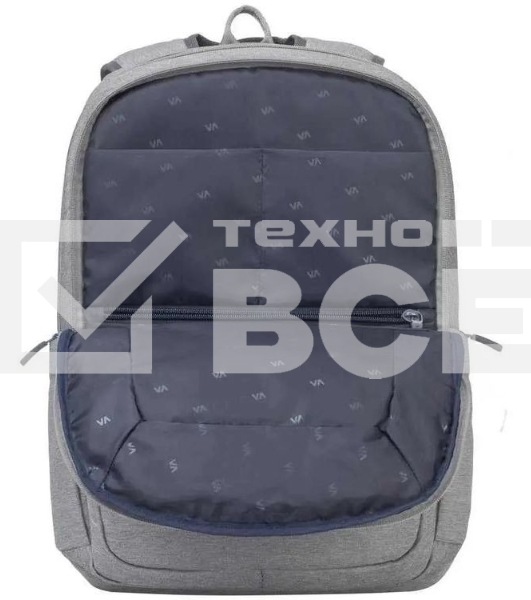 Рюкзак для ноутбука 15.6' Riva 7760 серый полиэстер