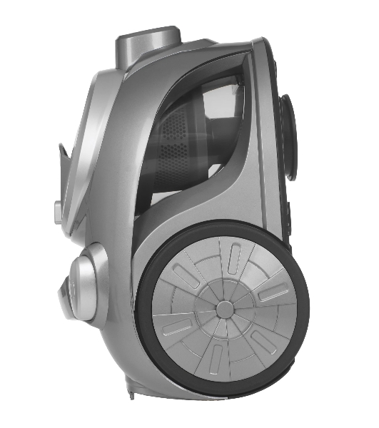 Пылесос Eurostek EVC-3011 серебристый/серый, 400/2600 Вт, уборка сухая, пылесборник контейнер 2.5 л