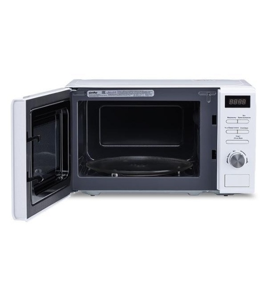 Микроволновая печь Simfer MD2250 белый, 20 л, 700 Вт, переключатели - кнопки, поворотный механизм