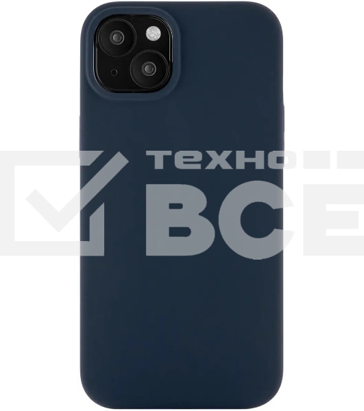 Чехол (клип-кейс) uBear для Apple iPhone 15 Plus Touch Mag Case with MagSafe темно-синий (CS271DB67TH-I23M)