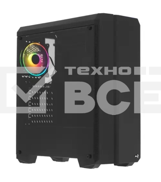 Компьютерный корпус MidiTower Aerocool / Formula GENESIS-G-BK-v2 (ATX, USB3x2, USB2x2, ARGB fan x1, без БП) (4711099473892)