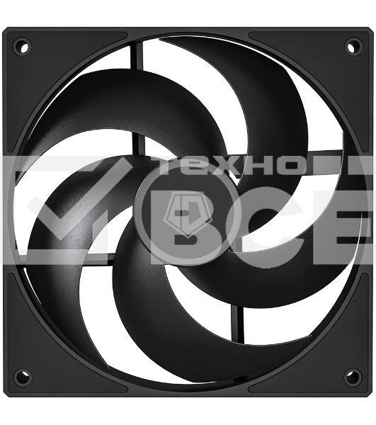 Вентилятор для корпуса ID-Cooling AS-120-K черный 120мм 2000rpm 27.2db 4-pin