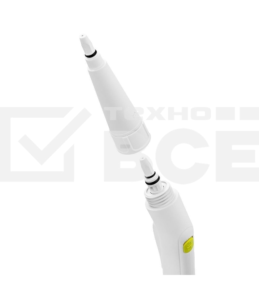 Пароочиститель ручной Kitfort КТ-9109-2 1000Вт белый/салатовый