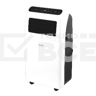 Кондиционер мобильный Ballu Aura BPAC-09 CP/N1_24Y 9000 BTU, 24 м², 50 дБ, охлаждение, осушение, белый
