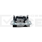 Розетка 1-местная IEK BRITE РС10-1-0-БрЧ (BR-R10-10-K02) без заземления, без защитных шторок, 10А, чёрный, фото2