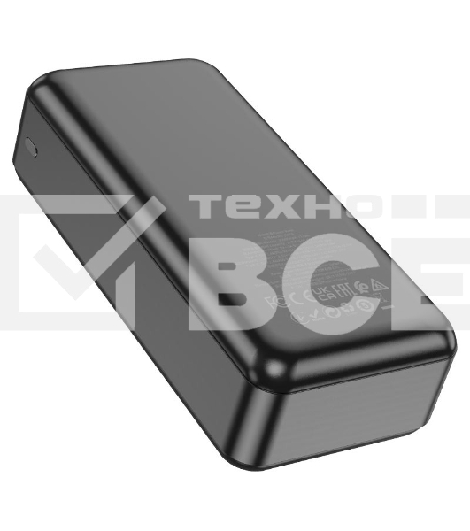 Внешний аккумулятор Powerbank HOCO J101B Astute, QC3.0, PD3.0, 3A, 30000mAh черный