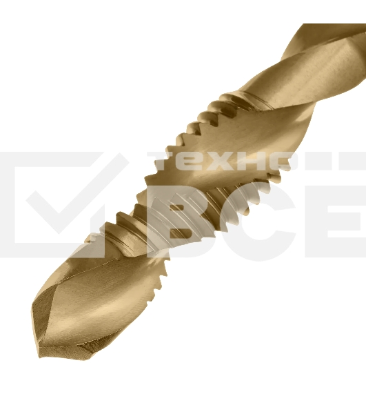 Сверло-метчик Denzel М10 х 1,5 мм, Р6М5