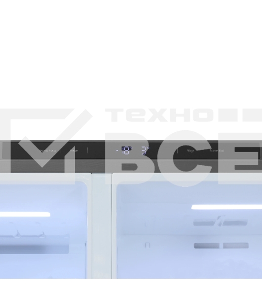 Холодильник LG GC-B257KMHW серебристый двухкамерный 422/206 л., морозилка сбоку, No Frost, Side by Side