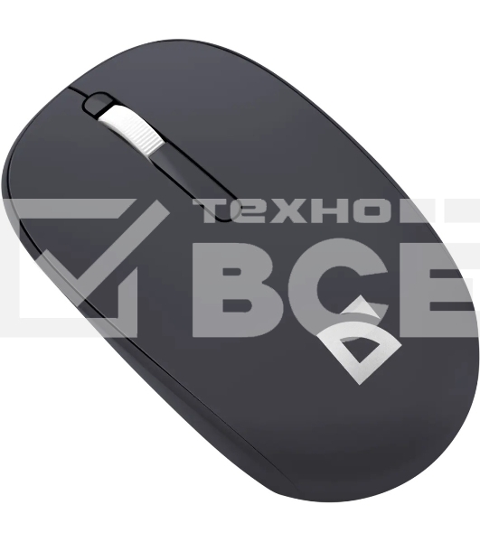 Мышь беспроводная Defender Smart MM-396 черный, 1600 dpi, радиоканал, Bluetooth, USB, кнопки - 3