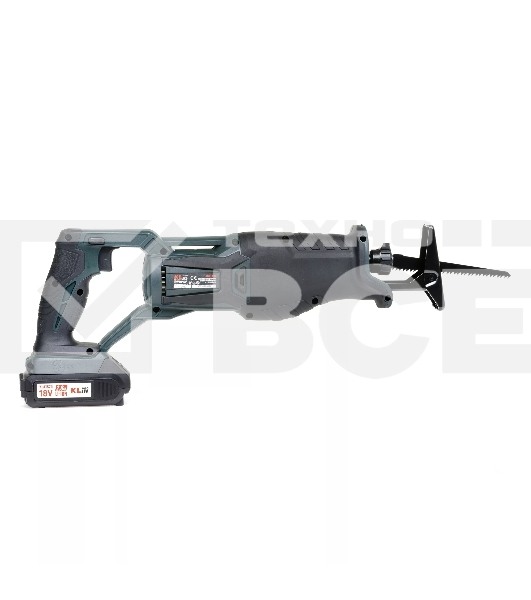 Профессиональная пила сабельная бесщеточная KLPRO KLTKT18B-20 (18 В, Li-ion-2шт, 2.0А·ч, полотна дерево/металл, ЗУ, сумка)