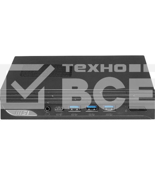 Мини ПК MSI Pro DP10 13M-283RU i5 1340P (1.9) 16Gb SSD 512Gb Iris Xe Win 11Pro 2.5xGbitEth WiFi BT 120W черный (9S6-B0A611-283)