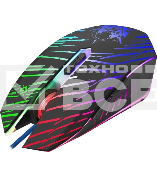 Мышь проводная Defender Dark Agent GM-590L черный, 12800 dpi, USB, кнопки - 6