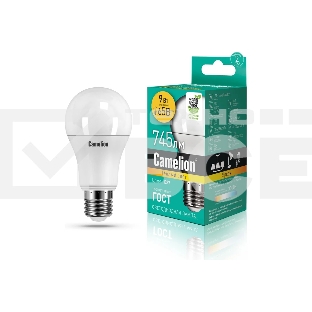 Лампа светодиодная Camelion (15065) LEDRB/9-A60/830/E27