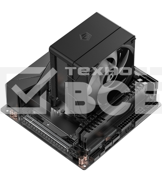 Кулер Cooler ID-Cooling SE-904-XT ARGb BLACK LGA1851/1700/1200/115X/AM5/AM4 (TDP 180W, PWM, 4 тепл.трубки прямого контакта, FAN 100мм, Addressable RGb LED) RET