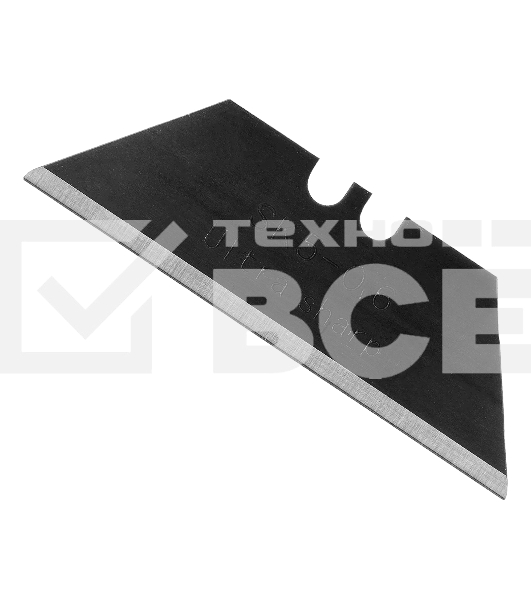 Лезвия Denzel 19 мм, сталь SK5 - 0,6 мм, трапециевидные, 5 шт.