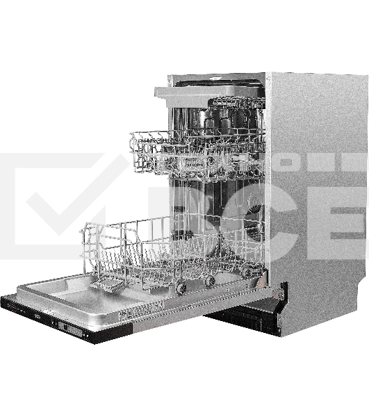 Встраиваемая посудомоечная машина DeLonghi DDW 06S Brace plus