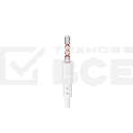 Наушники-гарнитура OLMIO Fly 3.5мм, белые, с микрофоном и кнопкой ответа, фото2