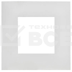 Рамка 1-ая SK-F01W IEK SKANDY Арктический белый, фото2