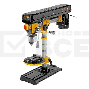 Станок сверлильный радиальный Denzel DDM-550R, 550 Вт, 16 мм, 12 ск., настольный