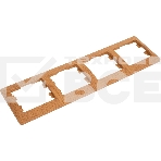 Рамка 4-м Glossa горизонт. дер. дуб SchE GSL000504, фото4